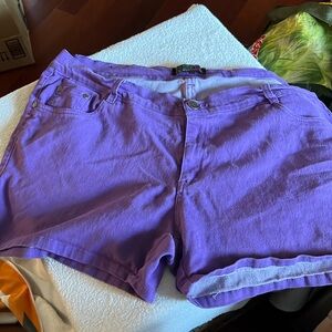 PurpleDenimShorts